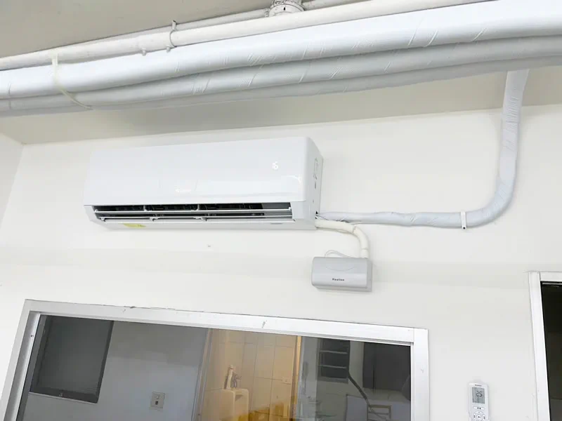 佳音英語教室分離式冷氣室內機安裝完成